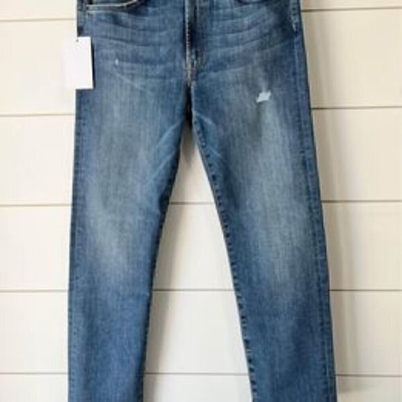 Edwin Elin crop‎ straight size 30 jeans (Anthropologie). NWT Retails for $178 - Picture 1 of 5